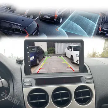 適用於馬自達6(2002-2008)的Android 16車載系統,包含車用收音機、立體聲多媒體系統、GPS導航、CarPlay、藍牙、鏡像、LinkedIn攝影機等功能。 10 最佳銷售 2003年馬自達6 - №10