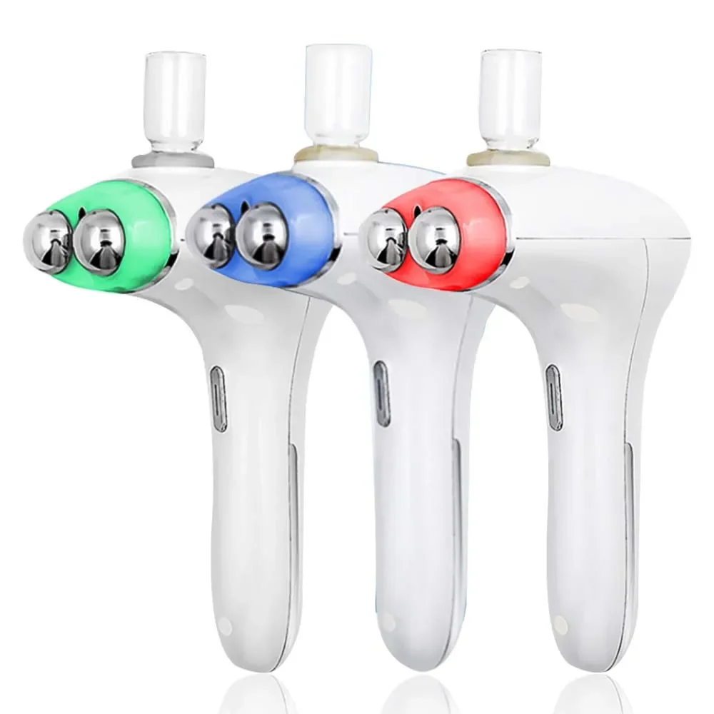 Face Care Hydra Beauty Facial Nano Sprayer Led Red Light Therapy EMS Massage Products Oxygen Injection Machine