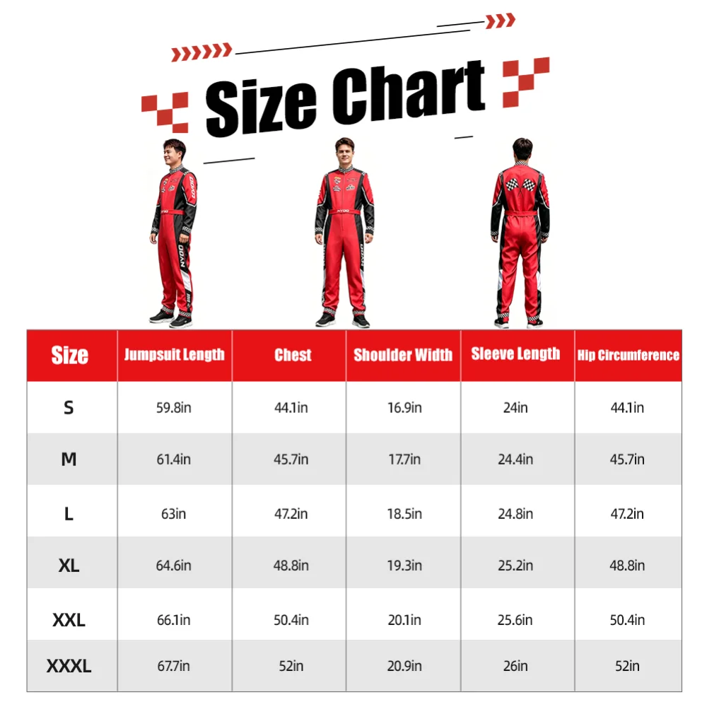 Professional Karting Racing Suit One Piece Kart Race Protective Overalls Karting Competition Wear Racing Equipment for Adults