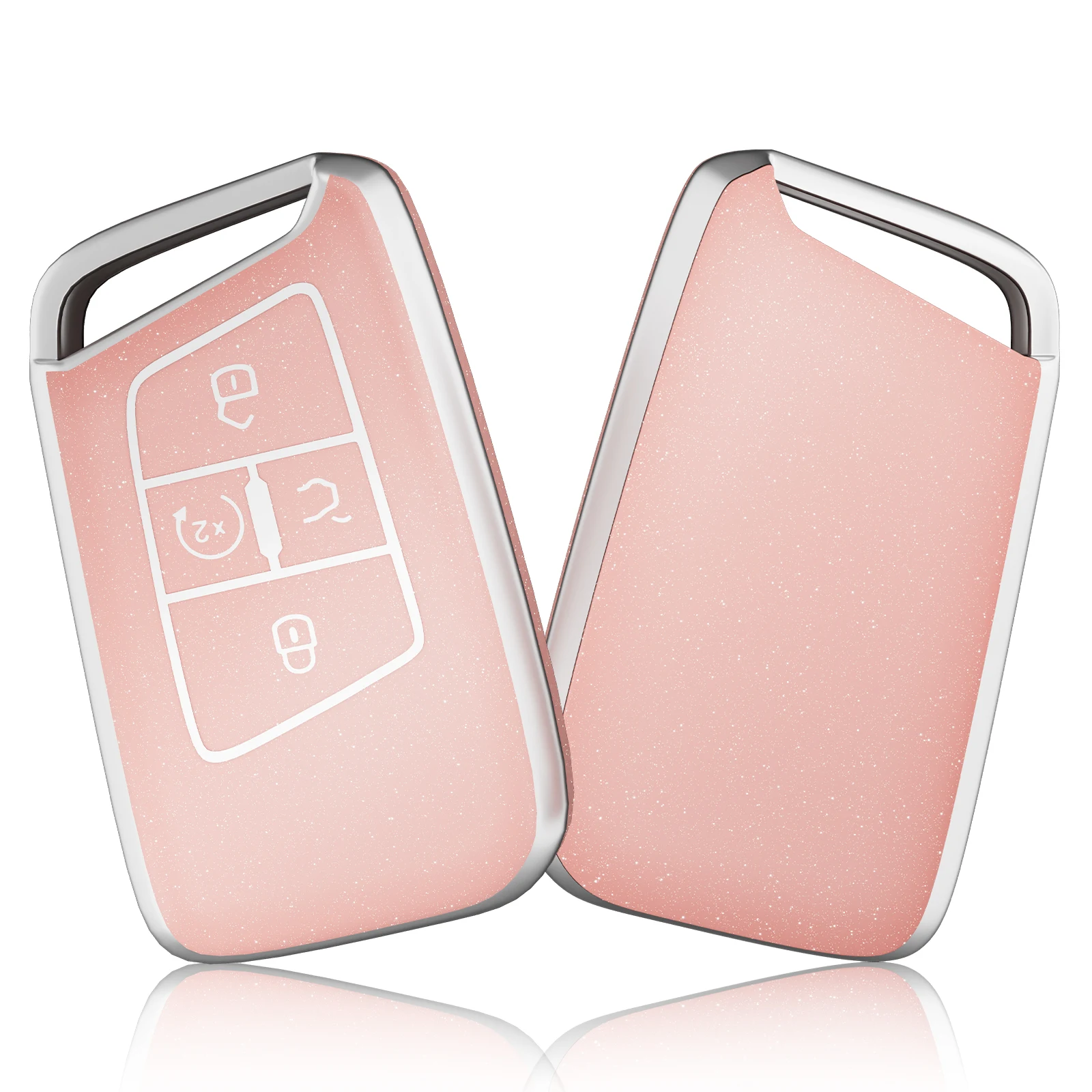 ل VW Volkswagen مفتاح فوب غطاء بولي TPU حماية مفتاح حافظة شل لشركة فولكس فاجن ID.4 ID.3 جولف 8 MK8 MK4 سكودا اوكتافيا سيات ليون اكسسوارات السيارات #1