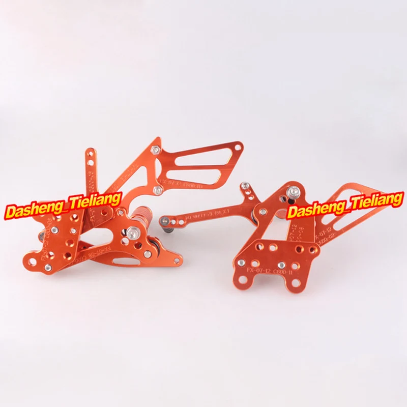 Motorcycle Adjustable Rearset Rear Set Footpegs Foot Rest Peg For Honda CBR600RR 03-06 & CBR1000RR 04-07 Spare Parts Pair