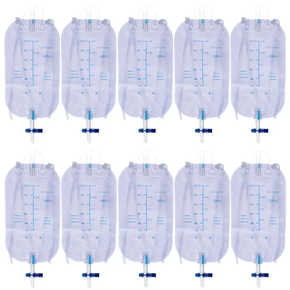 

10 Pcs Drainage Simple Urinary Urine Container Plastic Bags Baby