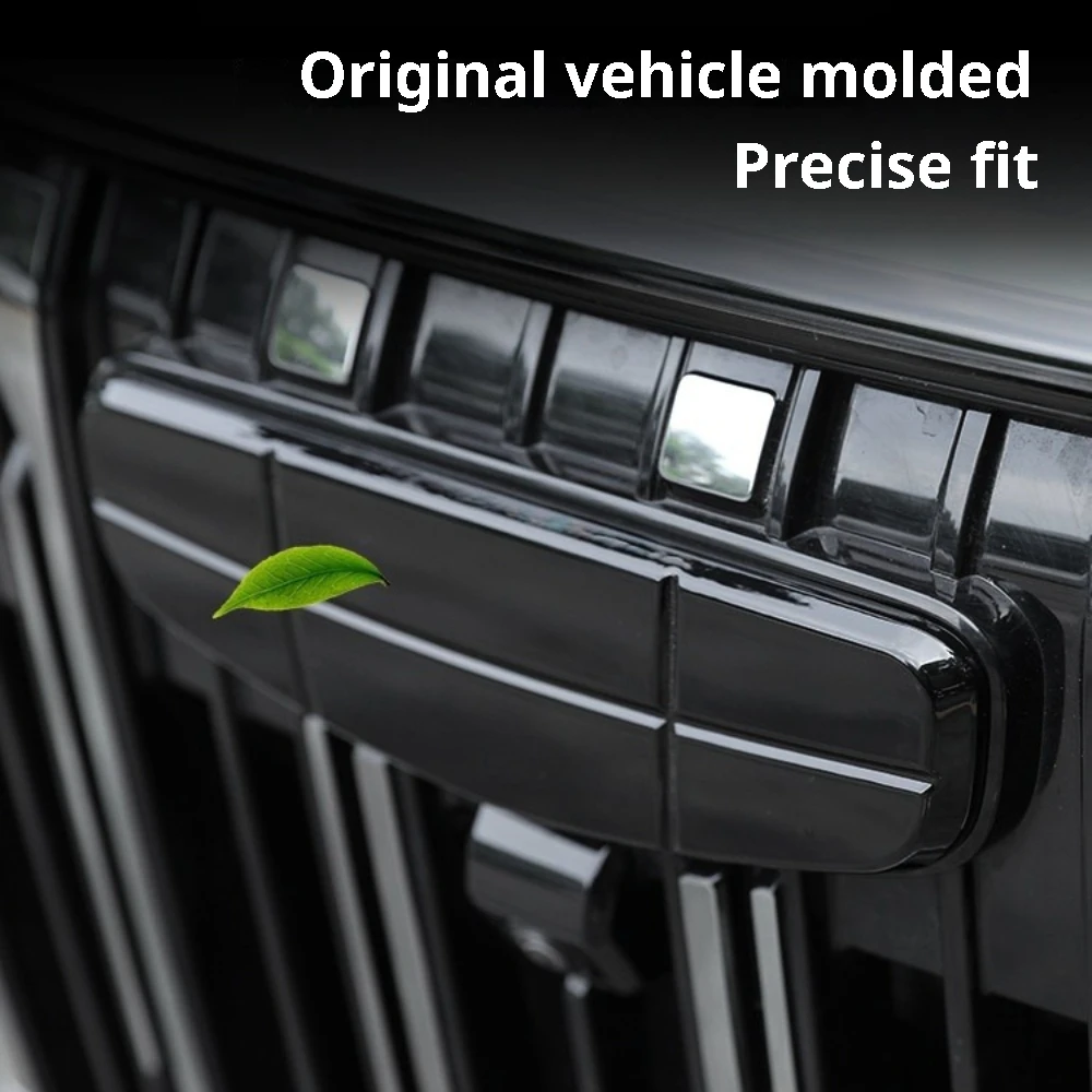 For Geely Starray Geely Atlas 2025 Front Car Emblem Sticker Cover Black Warrior Carbon Fiber Modification Accessories