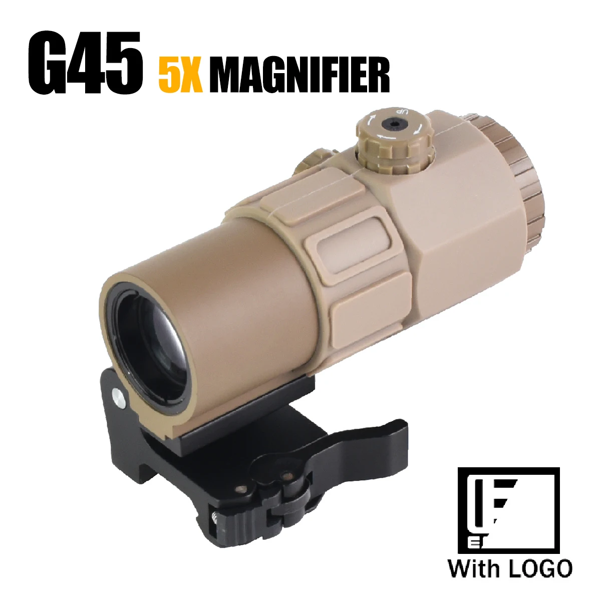 NONE 3X 5X Lupe Serie G33/G43/G45 Klappbare Seite Flip Lupen Jagd Combo Scopes Jagd Anblick verstärken W/Original Markierungen 9