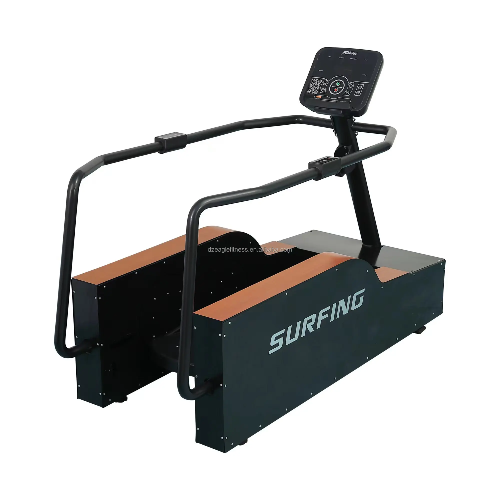 

Skyboard gym fitness equipment with LCD display wooden surfing machine Surf Machine