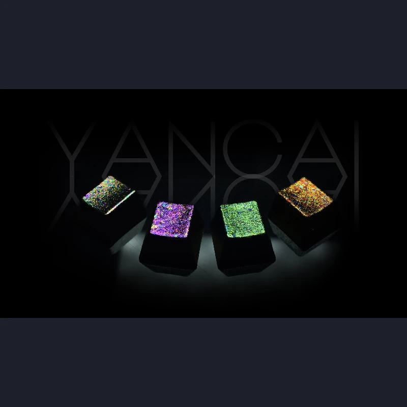 Rock-color Ceramic Keycap Personalized Handmade Point Keycap  Custom Mechanical Keyboard 1 Pc Artisan Key Cap Gaming Accessories