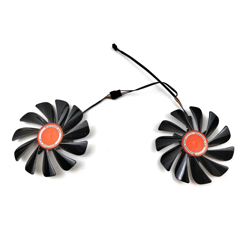 2pcs/set FDC10U12S9-C CF1010U12S 95mm RX580 RX590 GME GPU Video Card Cooler fan For XFX RX 590 580 VGA Video Card Cooling