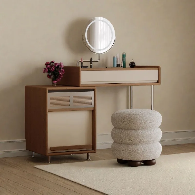 

Nordic European Makeup Table Sturdy Small Space Storage Lounges Dressing Table Bedroom Modern Coiffeuse Chambre Furniture Home