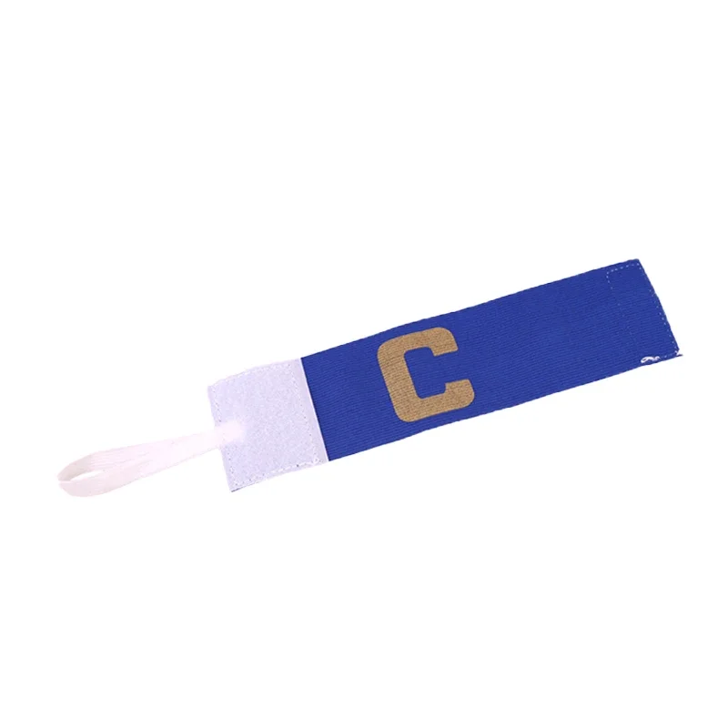 2/4 Pcs Kids Football Match Captain C Word Mark Armband Paste Team Leader C Word Nylon Adjustable Stable For Children Unisex