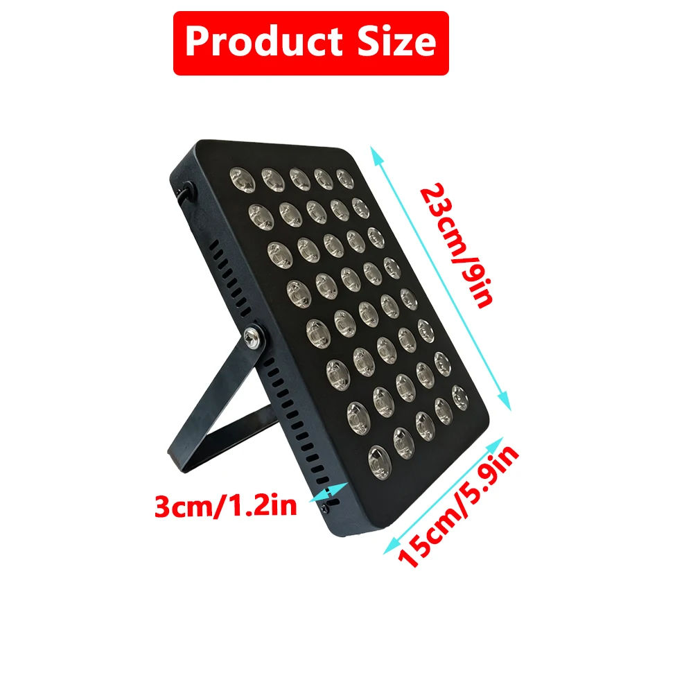 LED Red Light Panel Lamp 660nm 850nm Near Infrared Home Use Beauty Device for Face and Body