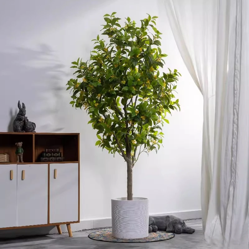 

High-end Simulated Osmanthus Tree Plant Large-scale Planting Landscaping Decorative Ornament