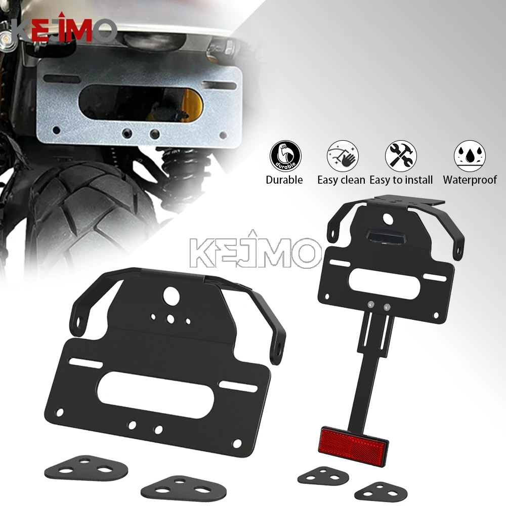 

Accessories Motor For Scrambler 1200 XE / XC 2019 - 2024 2025 Rear Tail Tidy Fender Eliminator Kit License Plate Holder Bracket