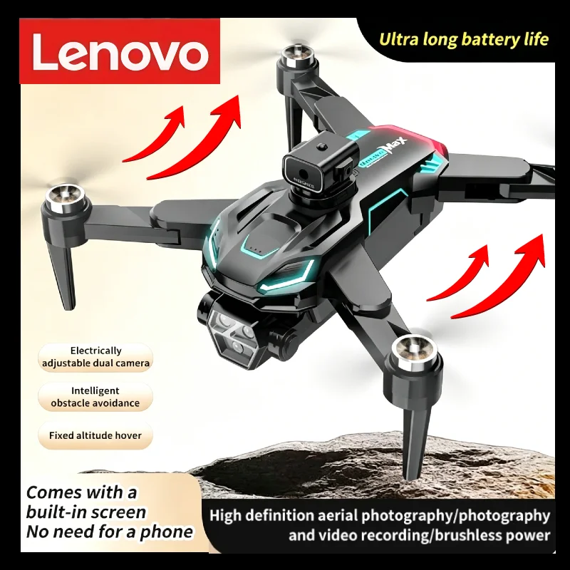 

Lenovo M22 Professional Foldable Aerial Drone 8K, 4.3" Screen Controller, Long Endurance Brushless Motor Optical Flow ESC 4K