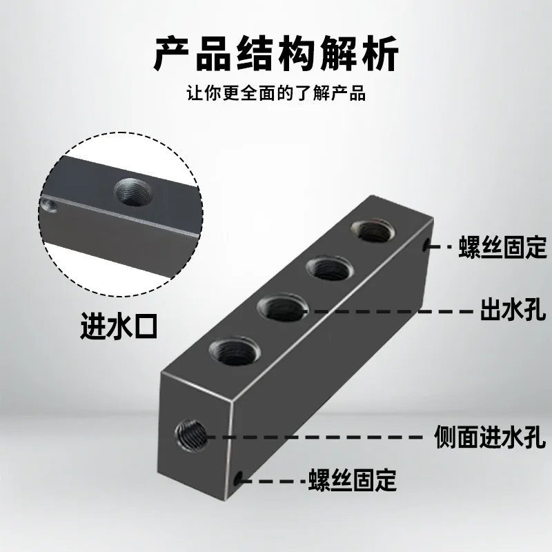 Collector valve block Oil circuit shunt block Single group