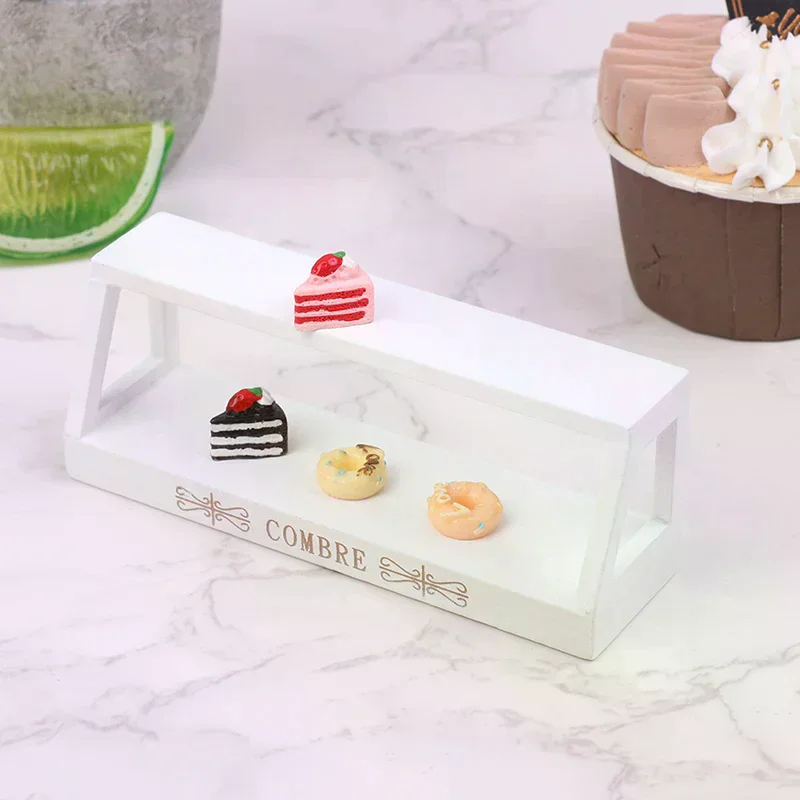 1/12 Dollhouse Miniature Cake Shelf Durable Eco-friendly Cake Stand For Kids DIY Decoration