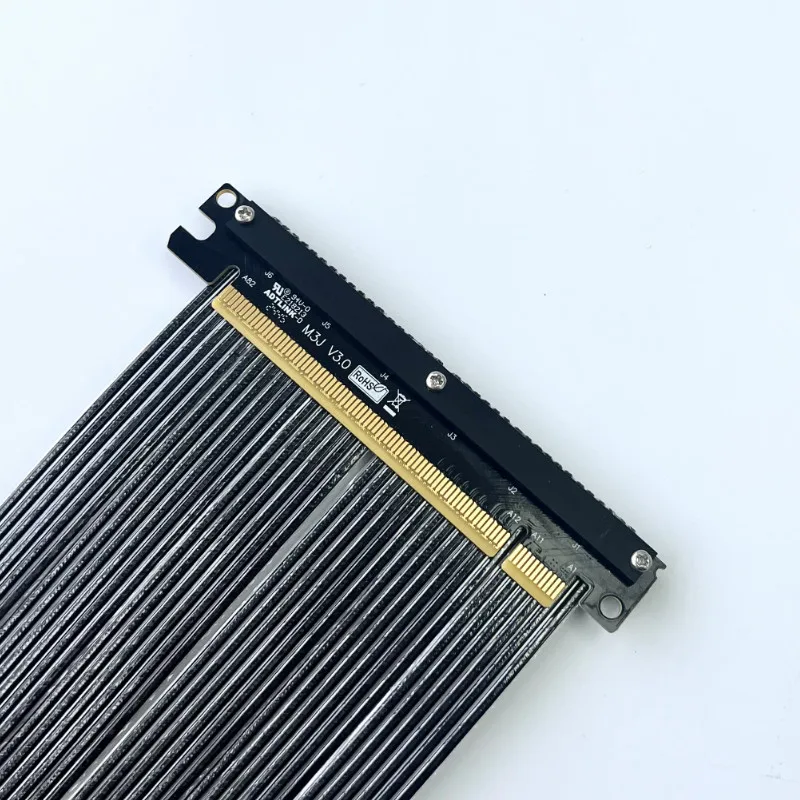 كابل تمديد بطاقة الرسومات الجديد لعام 2025، ثنائي عكسي PCIe 4.0 x16 متوافق مع هيكل ITX A4 RTX4090 RX7900xtx