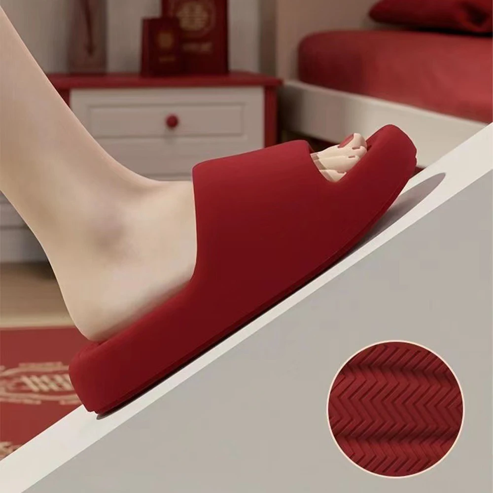 Women Men EVA Slide Slippers, Non-slip Soft Sole Solid Color Sandals, Comfortable Shower Indoor Outdoor Couple Shoes