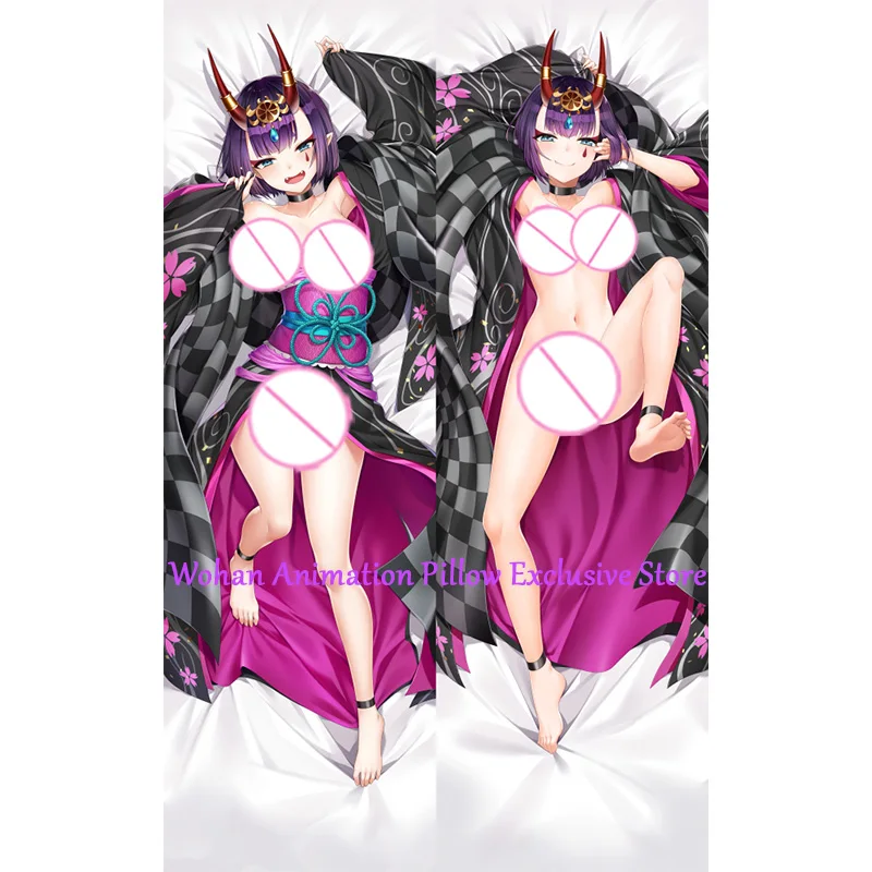 Dakimakura Anime Pillow Cover Shuten Doji Double Sided Print 2-Side Print Pillowcase Body Decoration