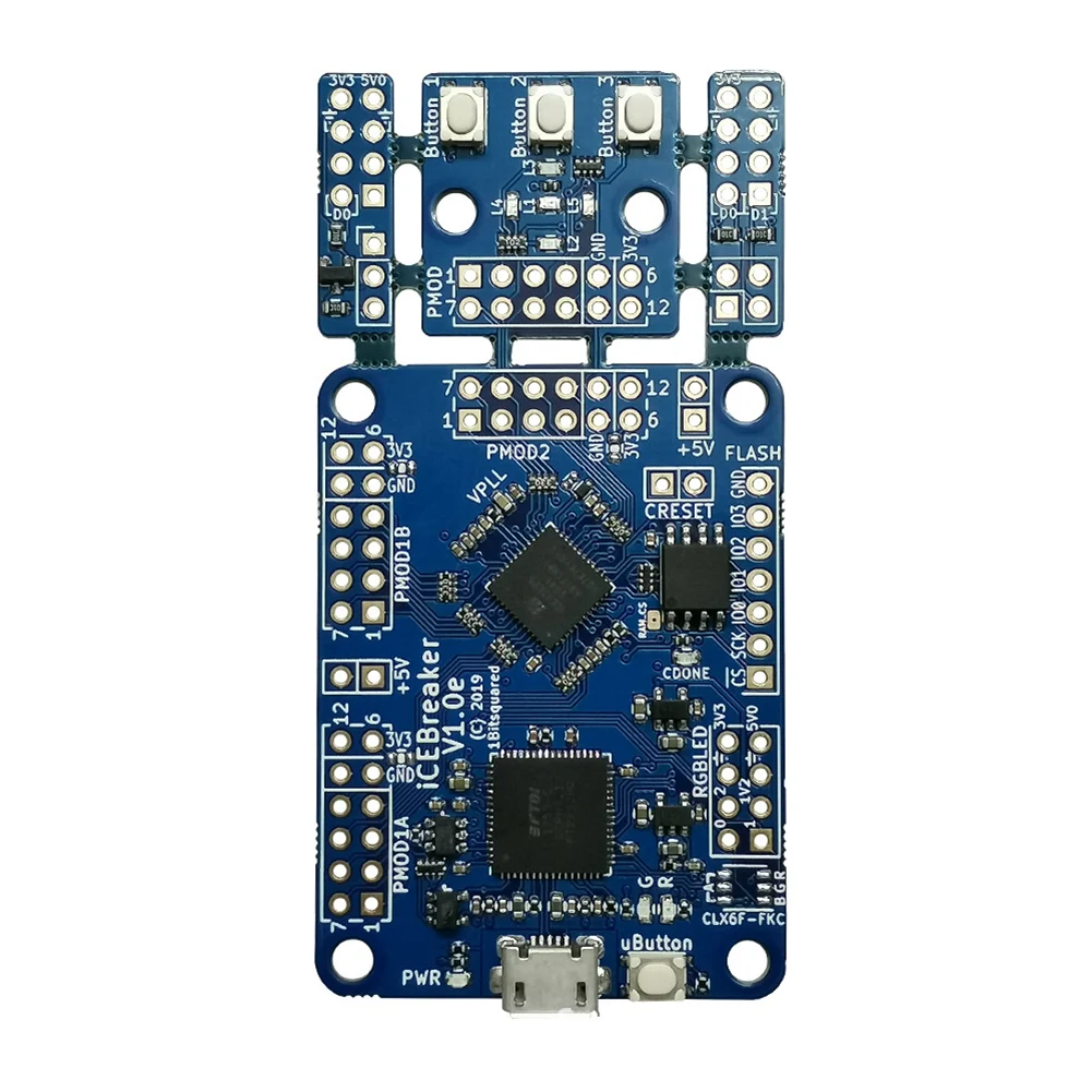 A04R-For Python FPGA Development Board ICEBreaker 1.0E Graphical Programming Easily Runs RISC-V