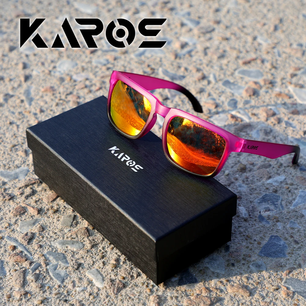 KAROS Leichte TAC Polarisierte Sonnenbrille für Angeln und Reisen, für Männer und Frauen, UV400-Schutz, Bequeme Passform, mit Etui – Detail 4