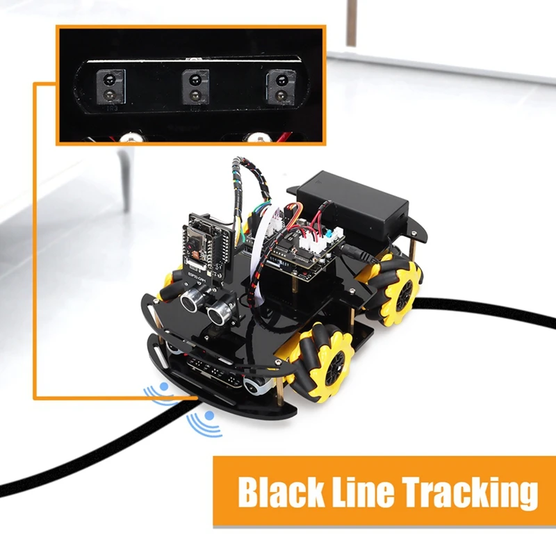 Kit de arranque robótico para coche, aprendizaje y desarrollo de automatización inteligente, Kit completo de plástico para programación Arduino