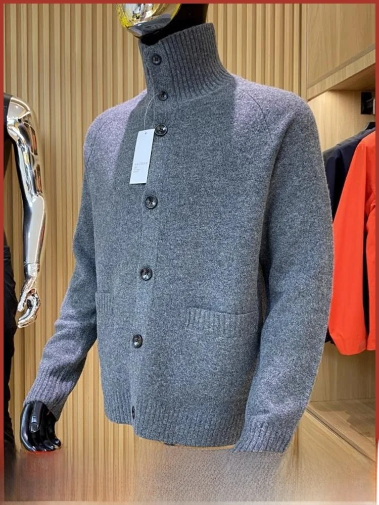 

American Retro High End Twist Knit Loose Sweater ex Autumn Winter Versatile Open Cardigan Faionable Urban Sle Long Sl...