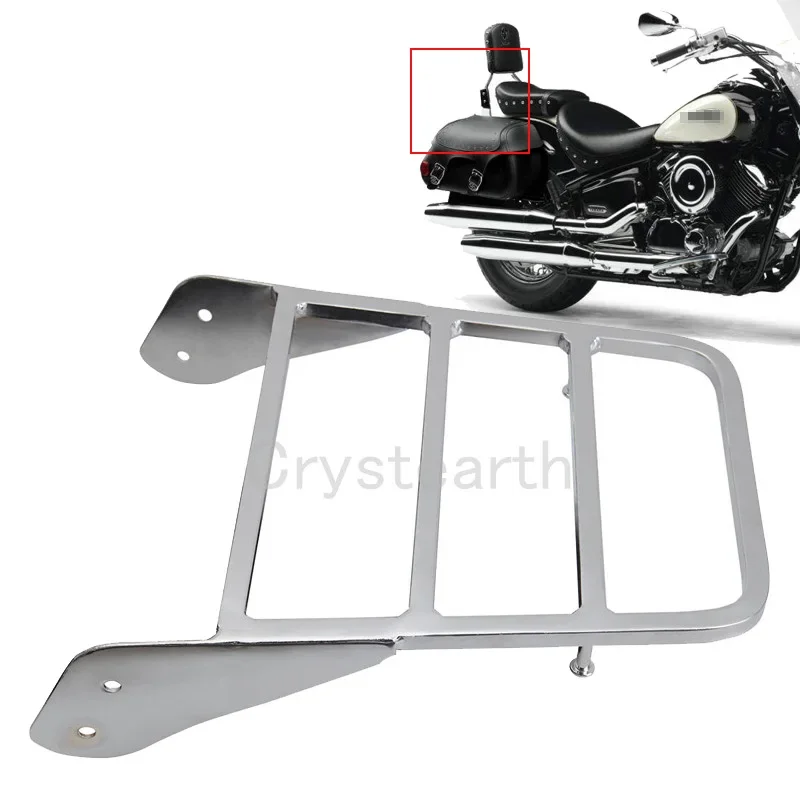 Motorcycle Sissy Bar Luggage Rack For Yamaha V-Star 1100 Classic / Dragstar XVS 1100 2000-2011 01 02 03 04 05 06 07 08 09 10