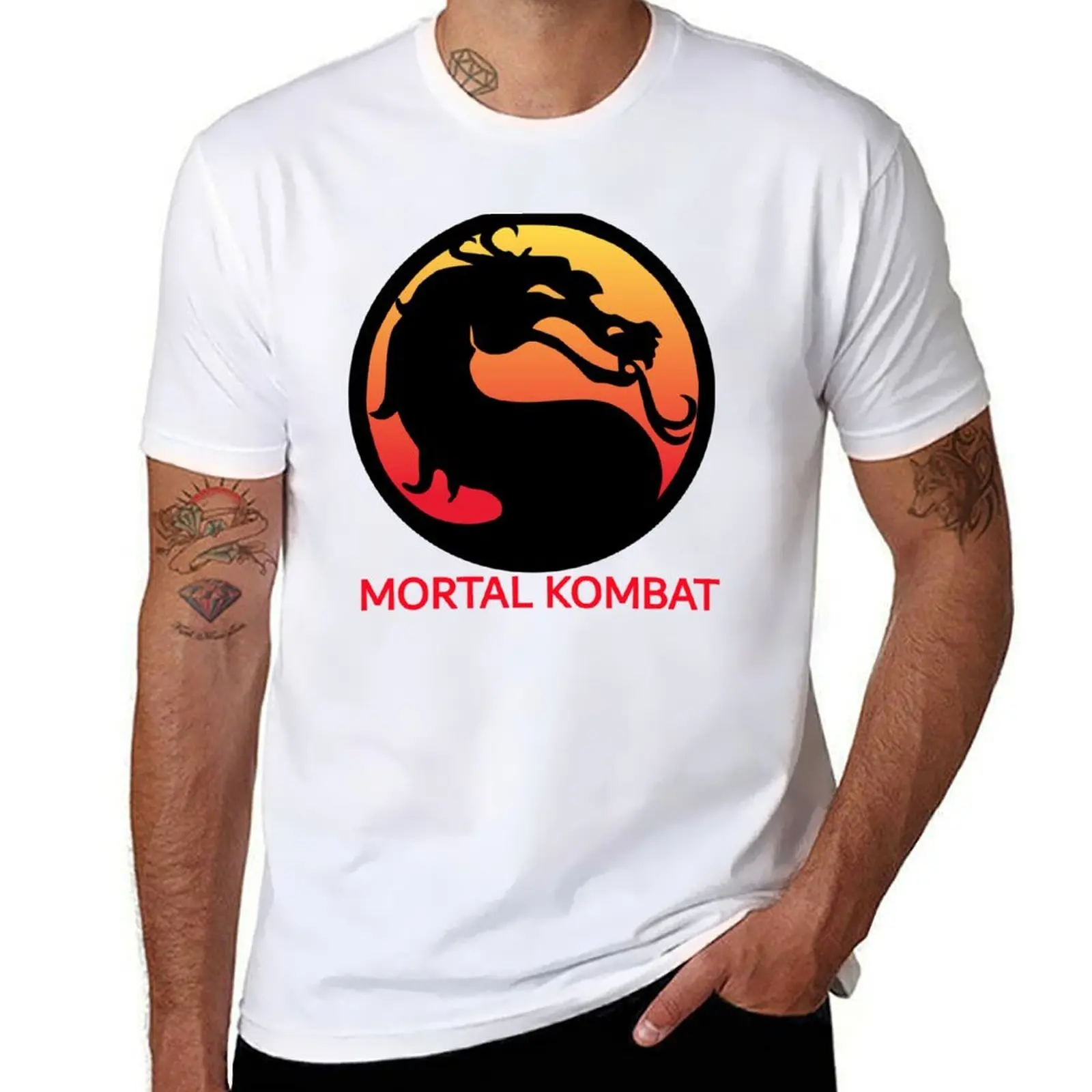 

mortal kombat T-Shirt man tshirt anime t shirts oversize T-Shirt