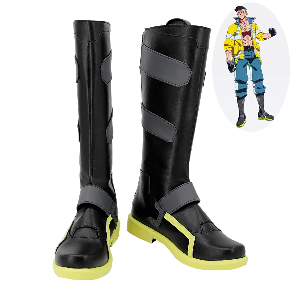 

David Martinez Shoes Cyberpunk Edgerunners Cosplay Boots