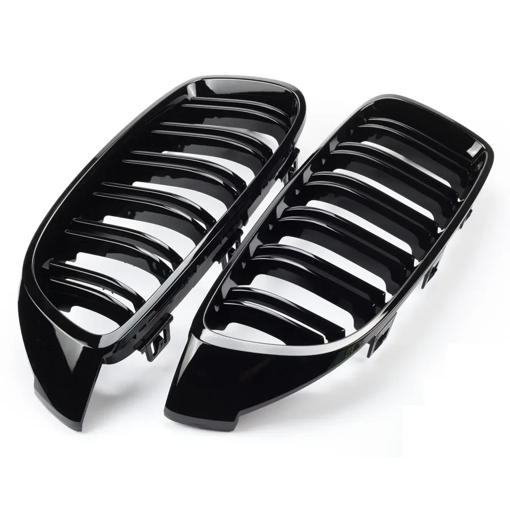 Car Styling Front Kidney Grille Dual Slat Grille For BMW F32 F33 F36 M3 F80 M4 F82 F83 2013-2020 320i 325i 328i Auto Accessories