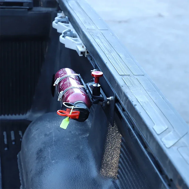

Gao Ruying For Toyota Tacoma 2016-2022 carbon steel Car Cargo Box Fire extinguishing bracket Interior Car Accessories