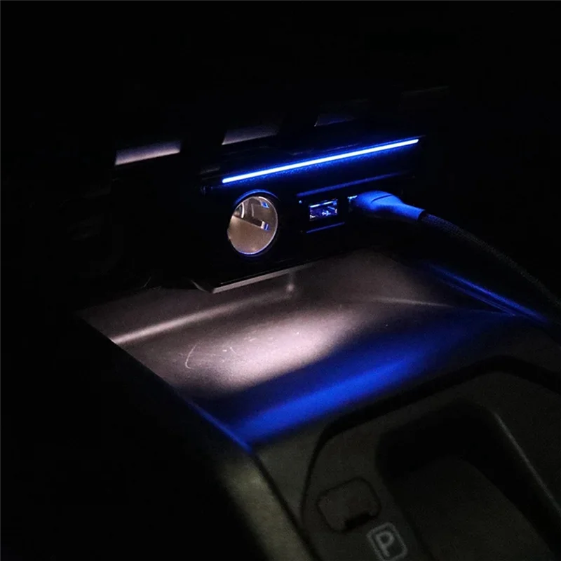 PHILE-شاحن سيارة قوة محول شاحن USB مزدوج ومنافذ شحن من النوع C لسوزوكي جيمي JB64 سييرا JB74W 2019-2023