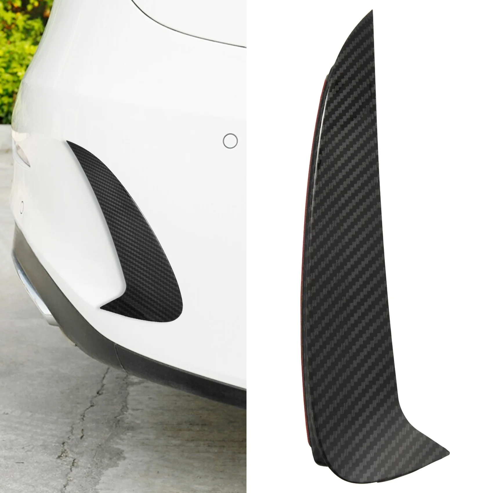 Rear Bumper Spoiler Air Vent Outlet Trim Cover Accessories Car Styling for Mercedes Benz E Class E Coupe C238(Carbon Fiber)