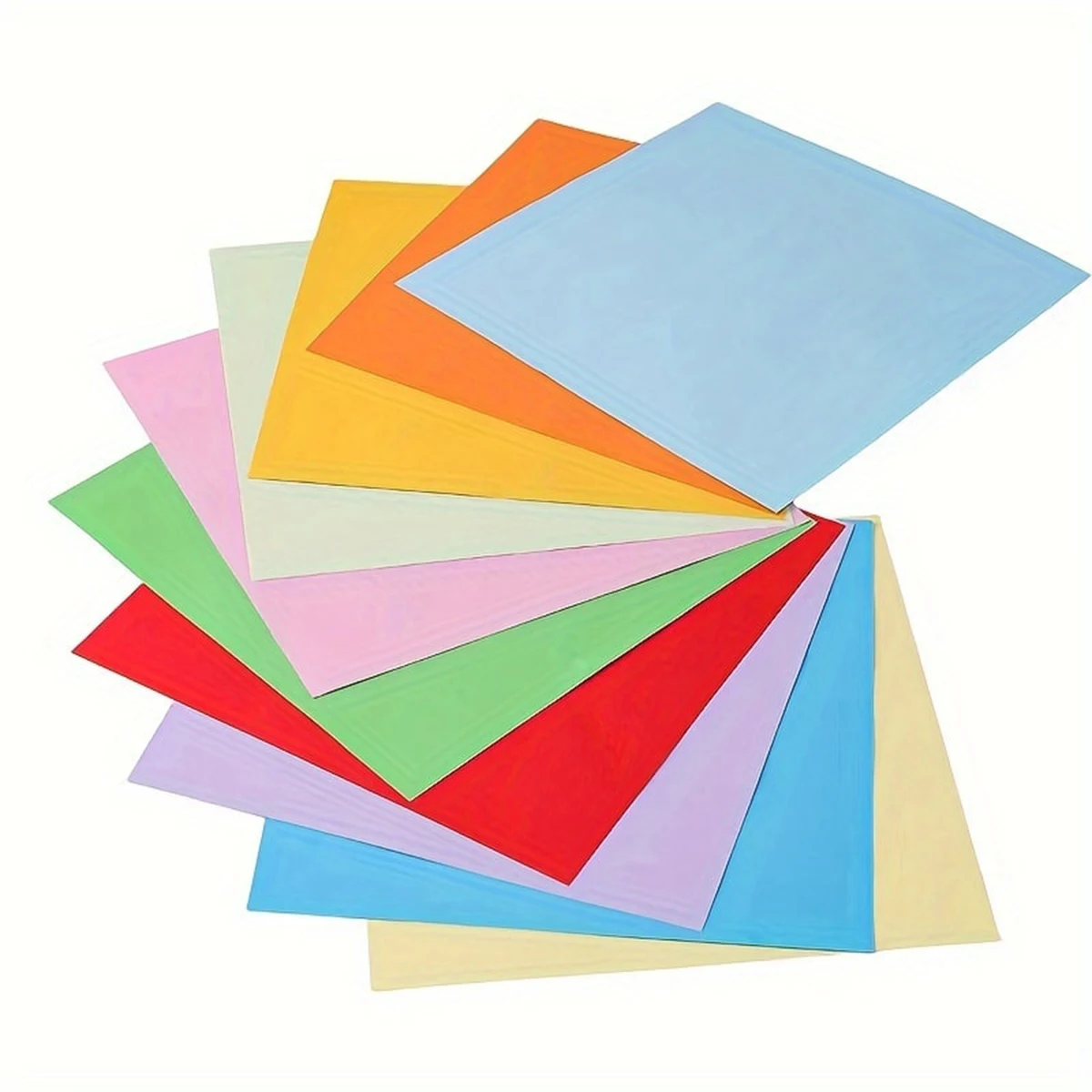 100 Sheets Of Origami Colored Paper Square Handmade Origami Crane Material Student Enlightenment Teaching Paper Learning Supplie