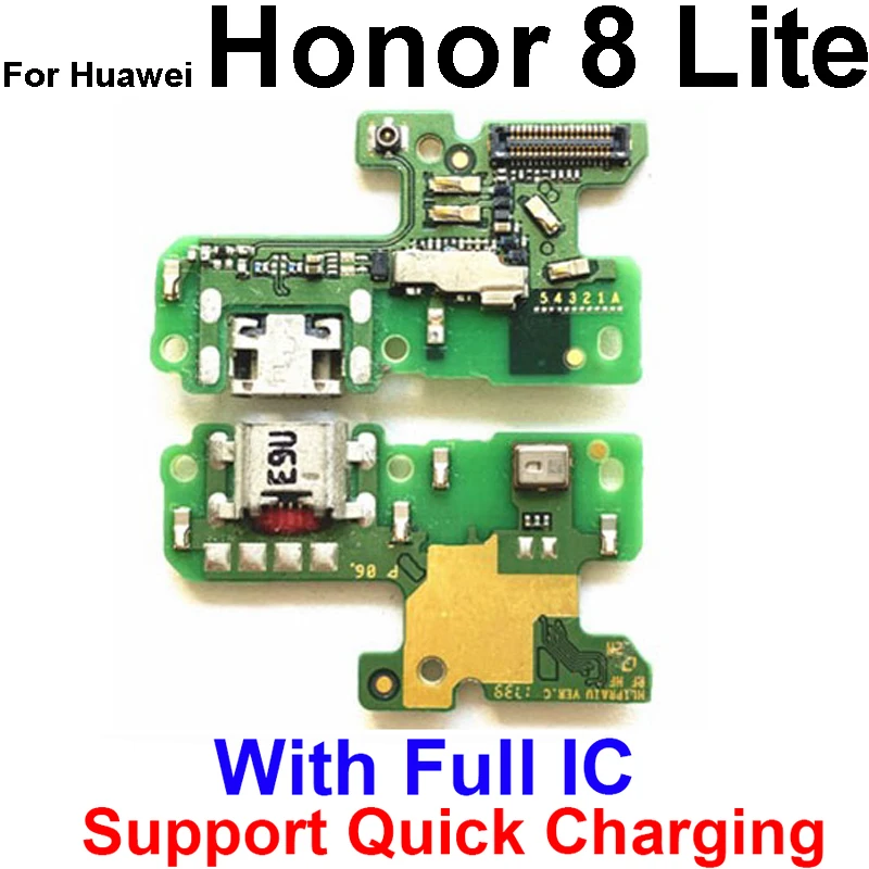 USB Charger Board  For Huawei Honor V8 8 8S 8 Pro 8 Lite USB Charging Port Dock Connector  Flex Cable Replacement Repair Parts