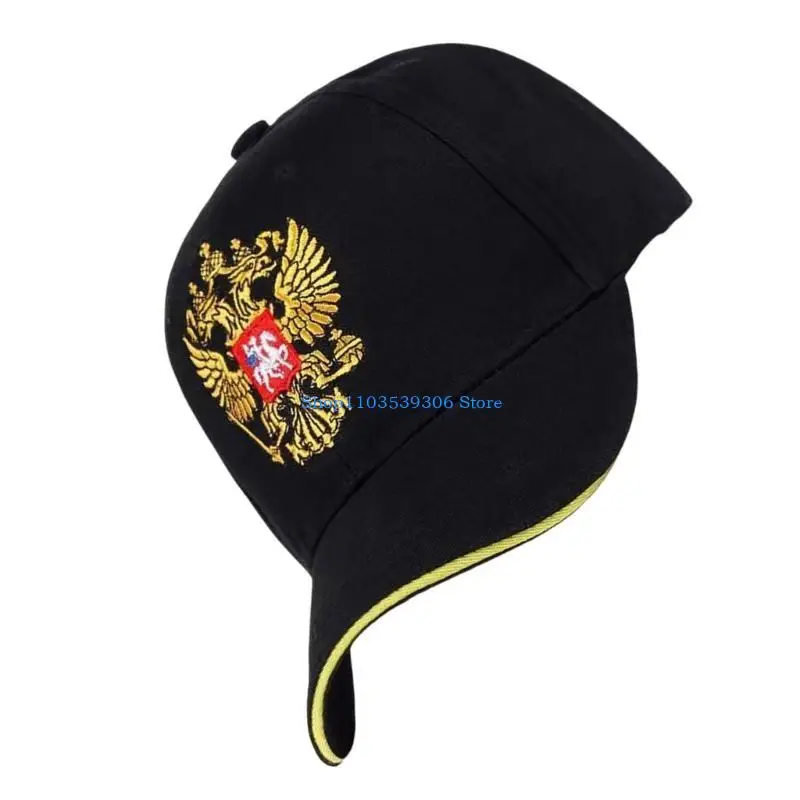 

400A Russian National Stitched Baseball Hat for Patriotic Collection Stylish Embroidery Baseball Caps Adjustable Strap
