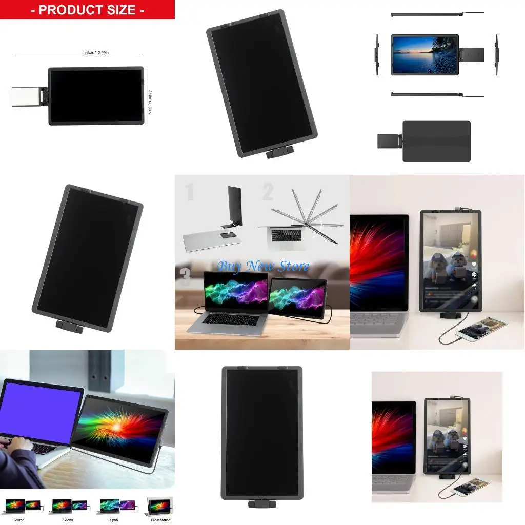 

20CE 14.1Inch FHD IPS Portable Monitor For Laptop Type C Port 1080P Screen