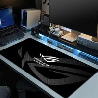 XXL ROG Game MousePad Black ASUS Mouse Pads Large Lock Edge 400x900 Creative Gamer Player Computer Keyboard table mat