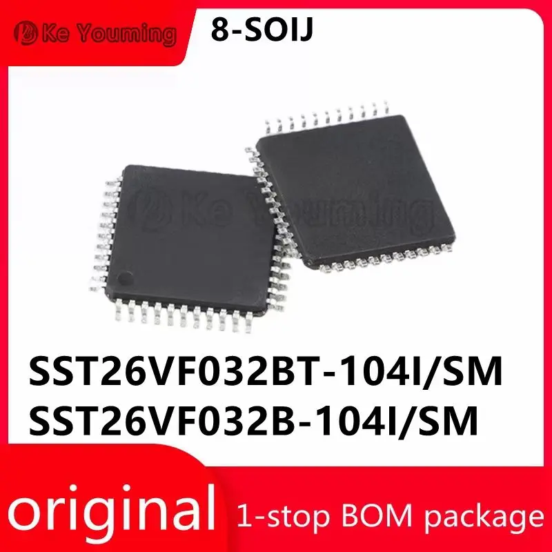 5PCS Integrated Circuit IC Memory NOR Flash Components, SST26VF032BT-104I, SM, SST26VF032B-104I, SM, 8-SOIJ