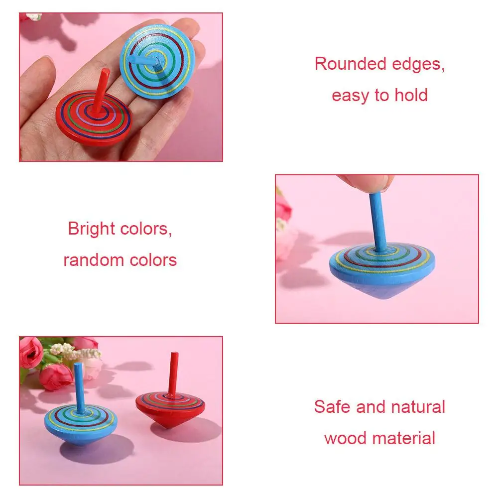 Top Peg-Top Gyro Toys DIY Gyroscope Toys Wooden Rotate Gyro Wooden Gyro Toys Woode Spinning Top Toy Desktop Spinning Top