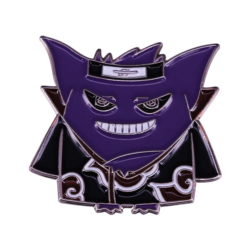 Pokemon broszki figurki Anime Charizard Mew metalowa broszka odznaka zabawki Pikachu Gengar akcesoria dekoracyjne Cartoon Pin dzieci prezent