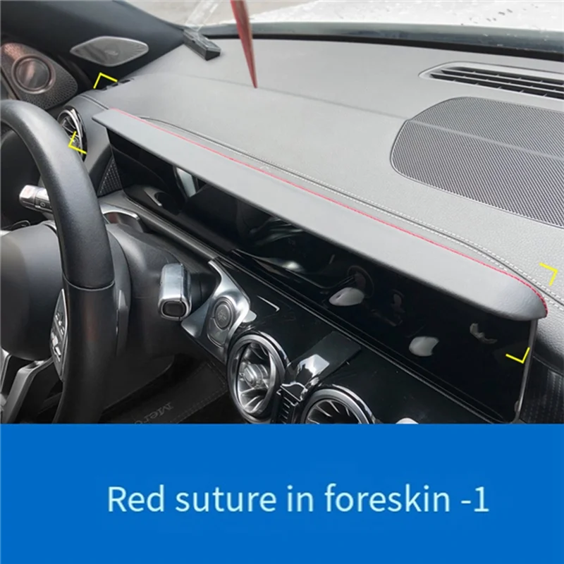 

Накладка на затенение AS-Dash Navigation для Mercedes-Benz EQC/GLB/EQB/EQA/GLA/CLA-A/B-Class 19-24, козырек центрального экрана