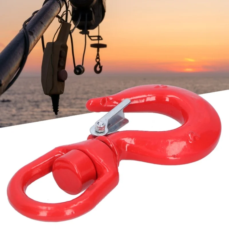 

Crane Hook Grab Safety Alloy Steel Rotation Container Industrial Supplies Lifting 1T