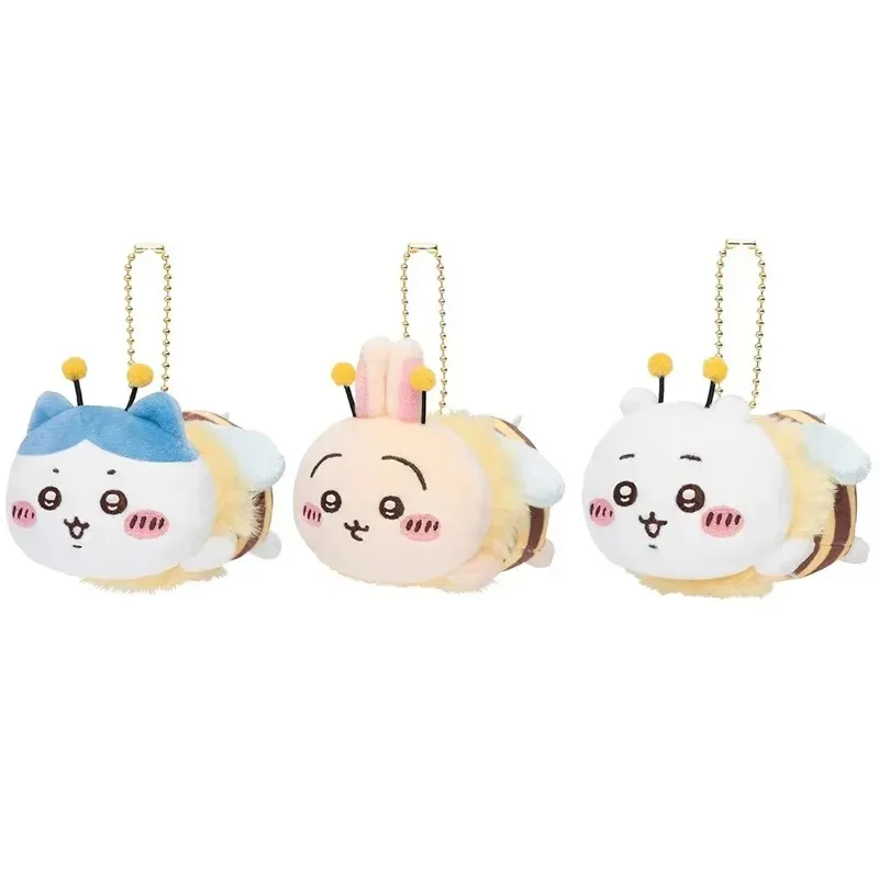 

Chiikawa Bee Serie Plush Keychain Kawaii Bag Pendant Cute Hachiware USAGI Soft Stuff Accessories Birthday Gift for Fans