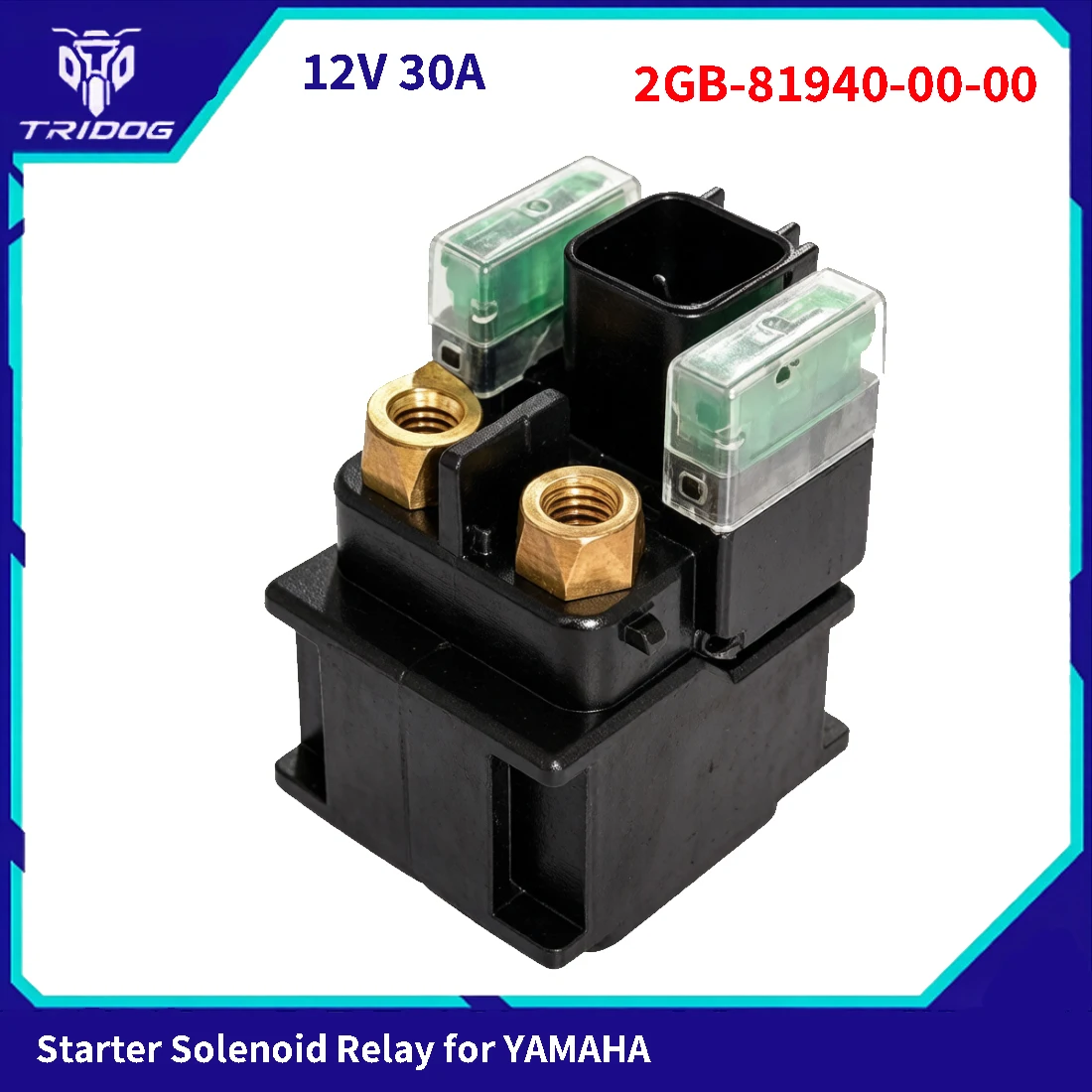 Starter Solenoid Relay 2GB-81940-00-00 For Yamaha YZ250FX 2015-2019 YZ450FX 2016-2019 WR450F 2016-2019  YZ250F YZ405F 2019-2020