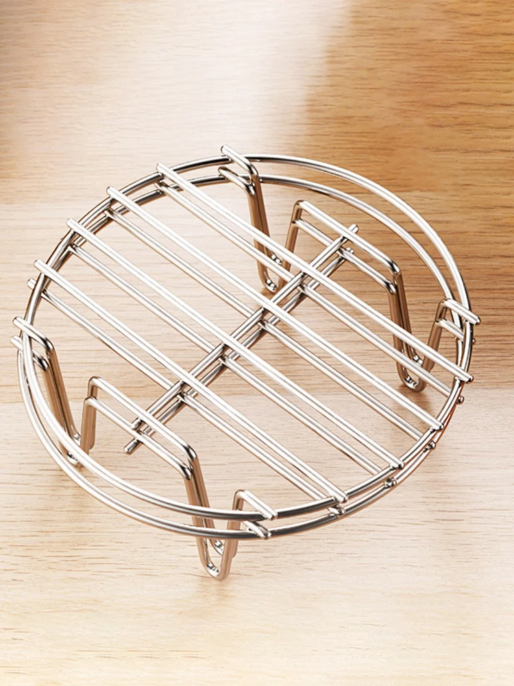 Ustensiles de cuisine en acier inoxydable, support à vapeur, support de marmite de cuisson, Airfryer Grill, accessoires alimentaires, vaisselle d'extérieur, 1 pièce