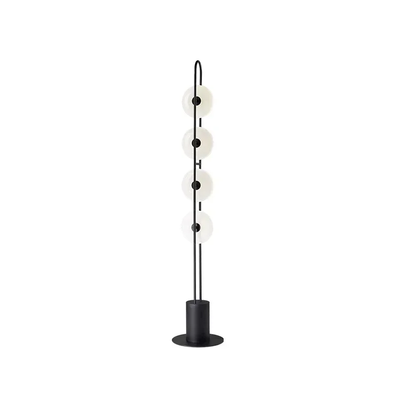 Minimalist floor lamp Modern minimalist living room Bedroom study High-end creative atmosphere Glass lamp