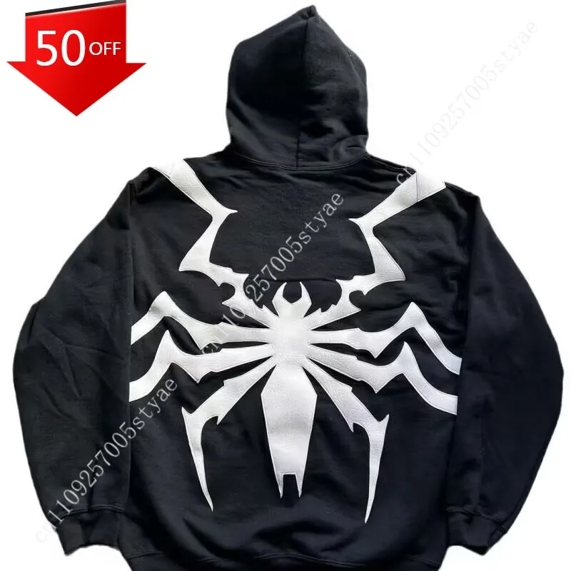 

Marvel Venom Spider-Man Black Hoodie – Men's & Women's Casual Pullover With Spider Graphic