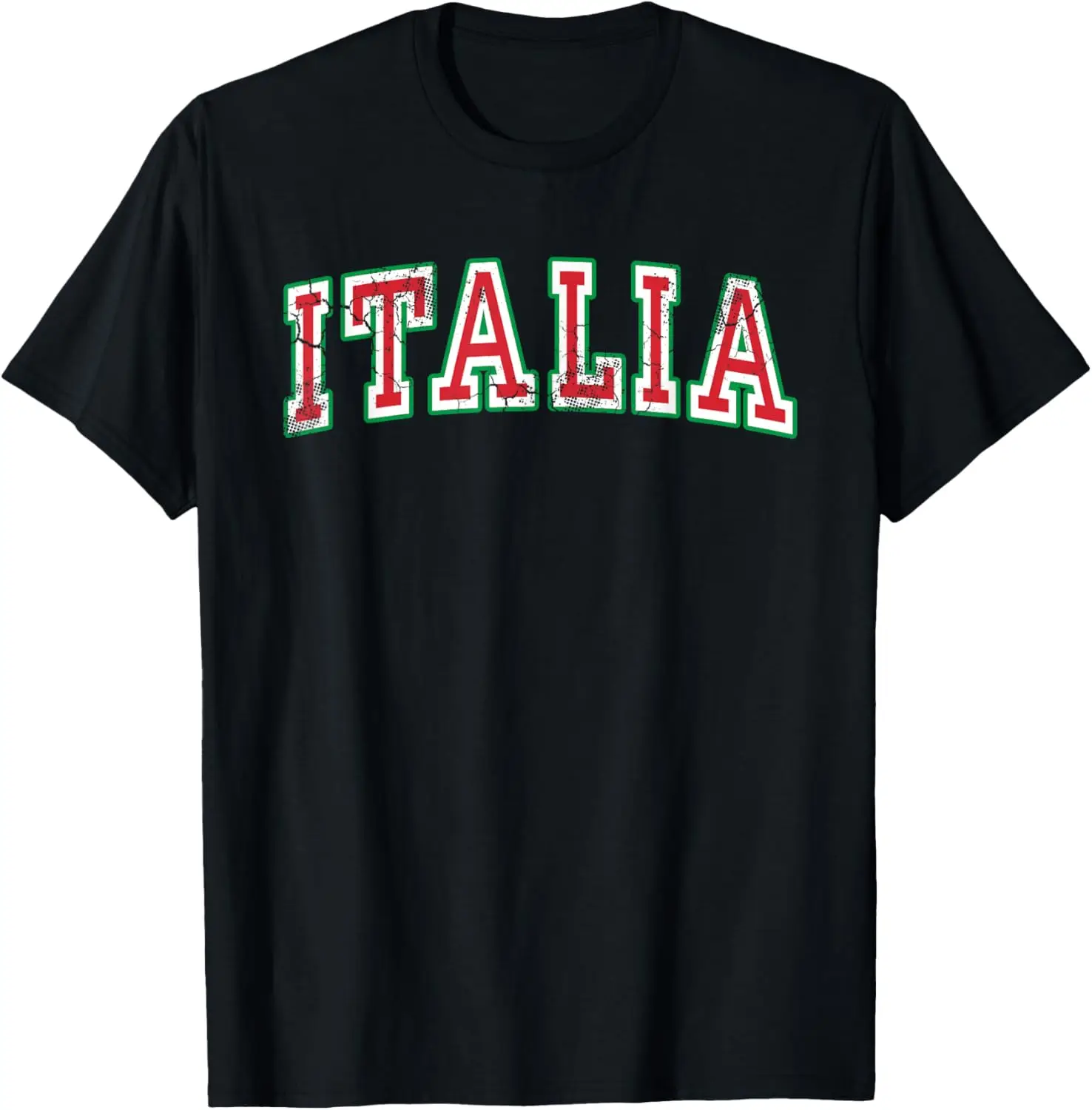 Retro Italia Italian Italy Italiano Distressed Fade T-Shirt