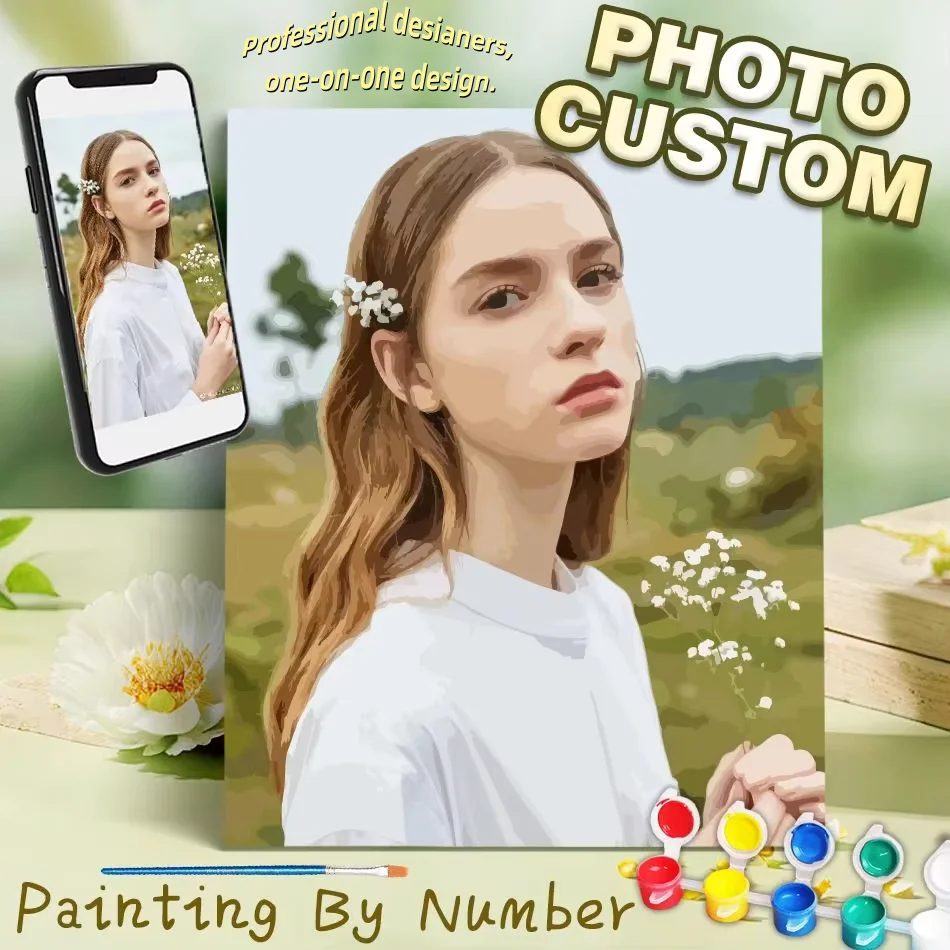 

Изготовленная на заказ цифровая роспись своими руками, раскраска по номерам, для начинающих, раскраска по номерам, ручная роспись, украшения и подарки.